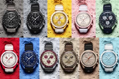 omega swatch moonwatch collection.